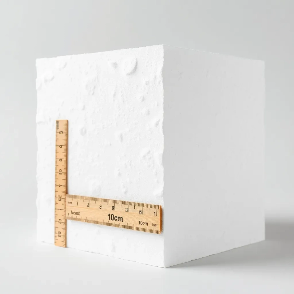 1m3 styropianu 10 cm ile to m2