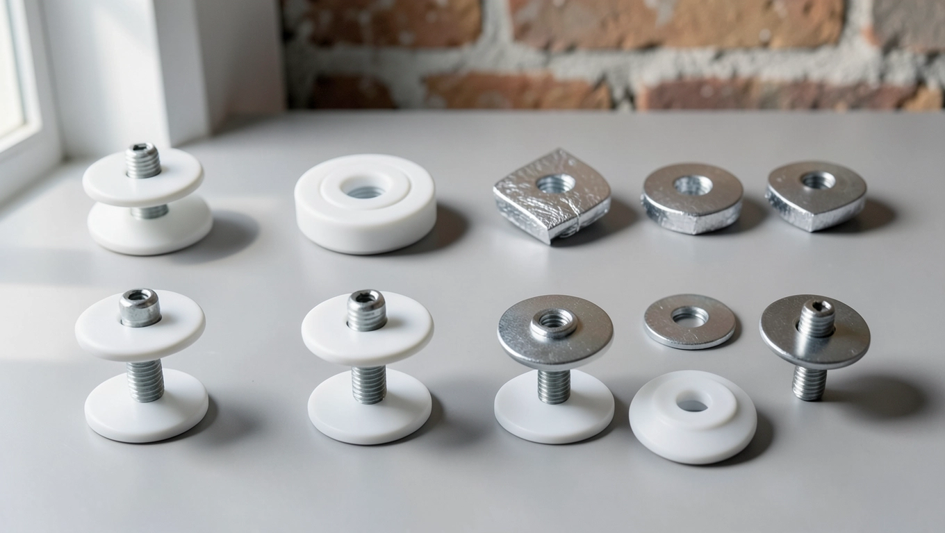 Akcesoria do mocowania płyt PIR na ścianach wewnętrznych