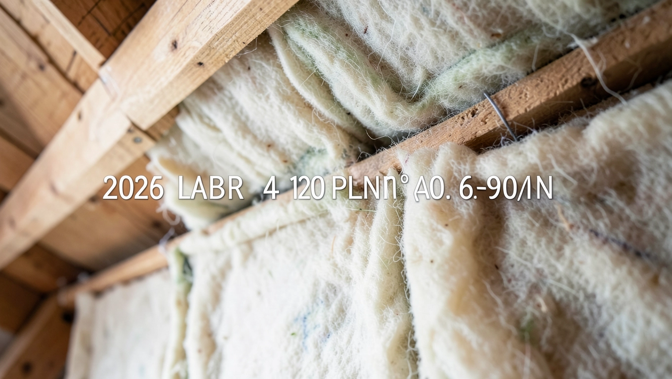 Cena robocizny ocieplenia wełną mineralną