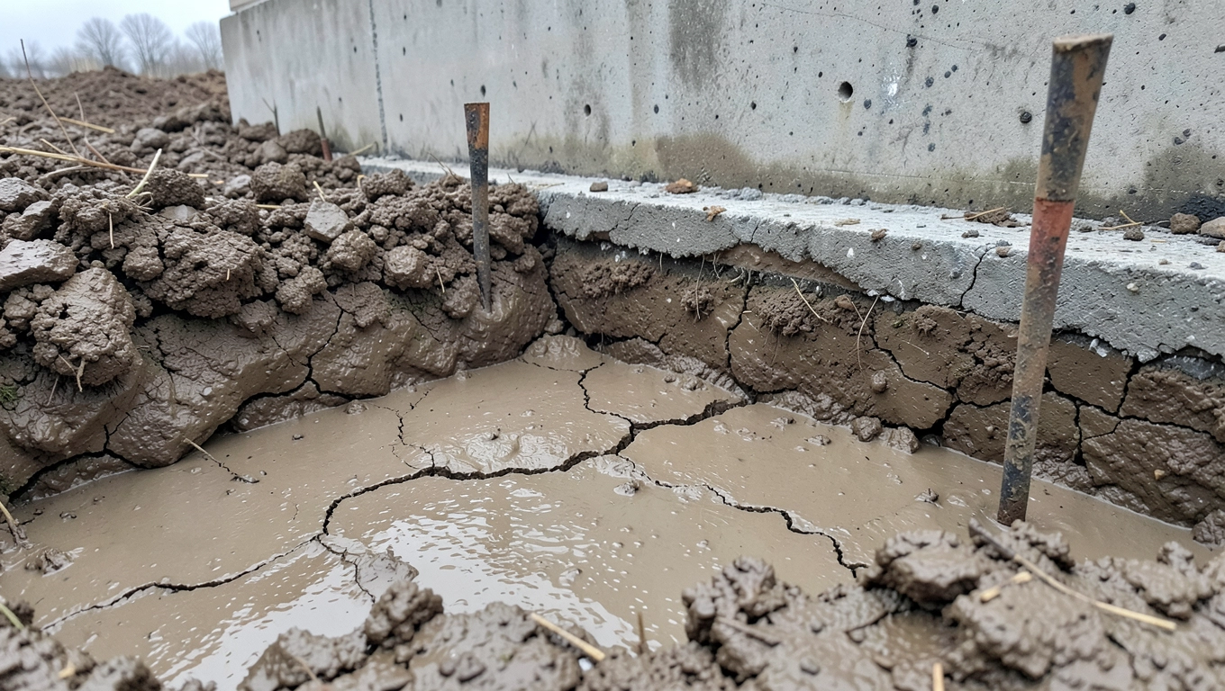 Ewidencja gruntów przed ociepleniem fundamentów