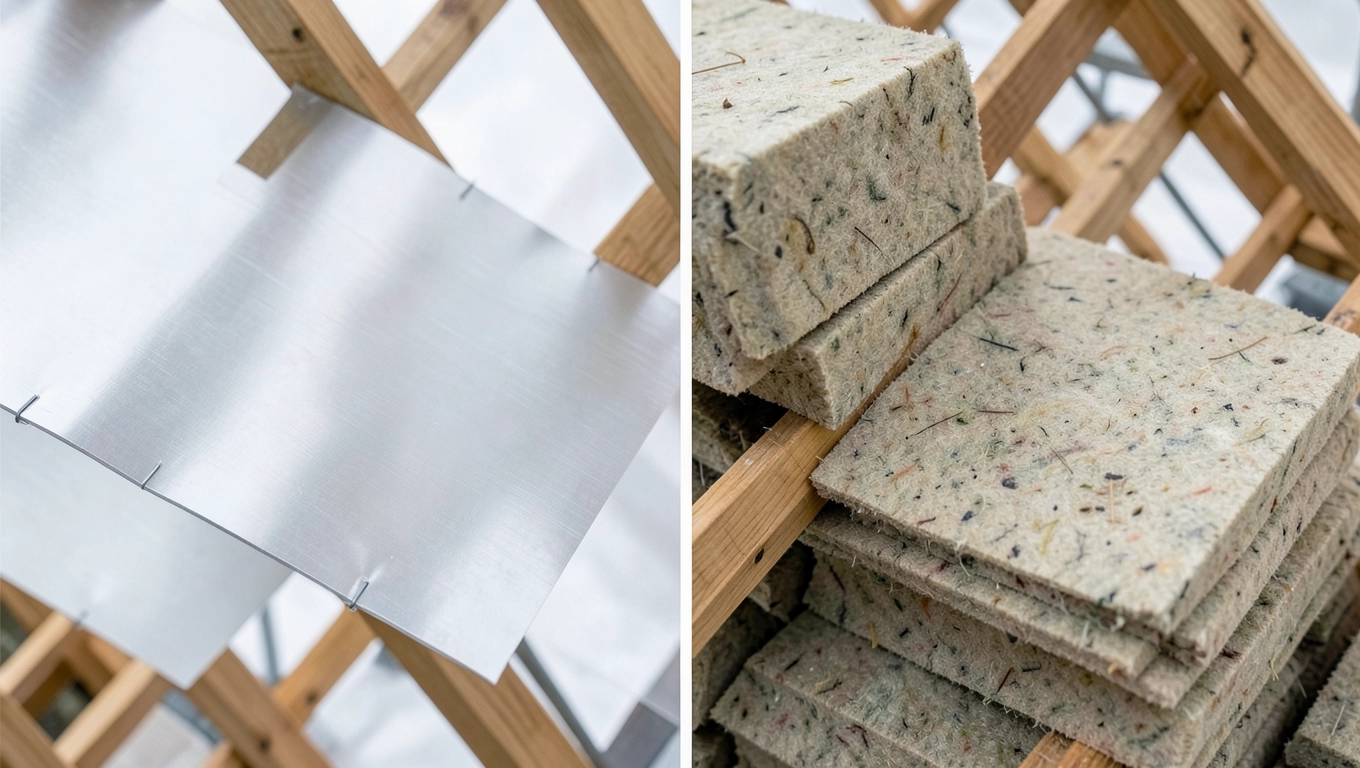 Folia termoizolacyjna vs wełna na dachu