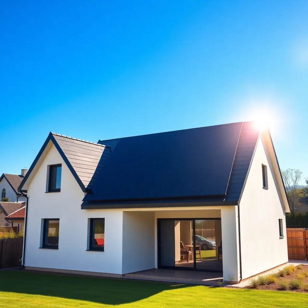 Fotowoltaika ogrzewanie domu 100m2