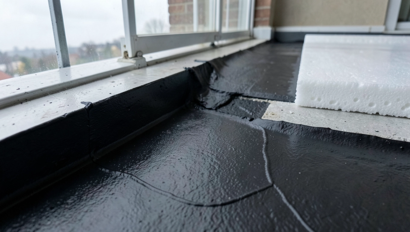 Hydroizolacja balkonu przed ociepleniem
