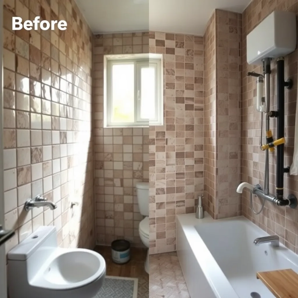 Ile trwa remont małej łazienki