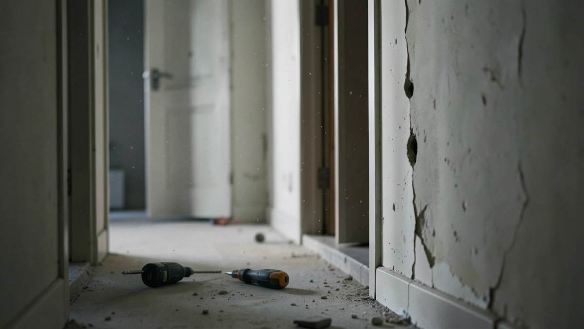 Informacja o remoncie mieszkania w bloku