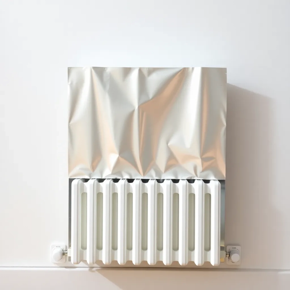 Jak przykleic folie za grzejnikiem