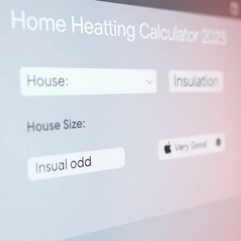 Kalkulator ogrzewania domu 2023