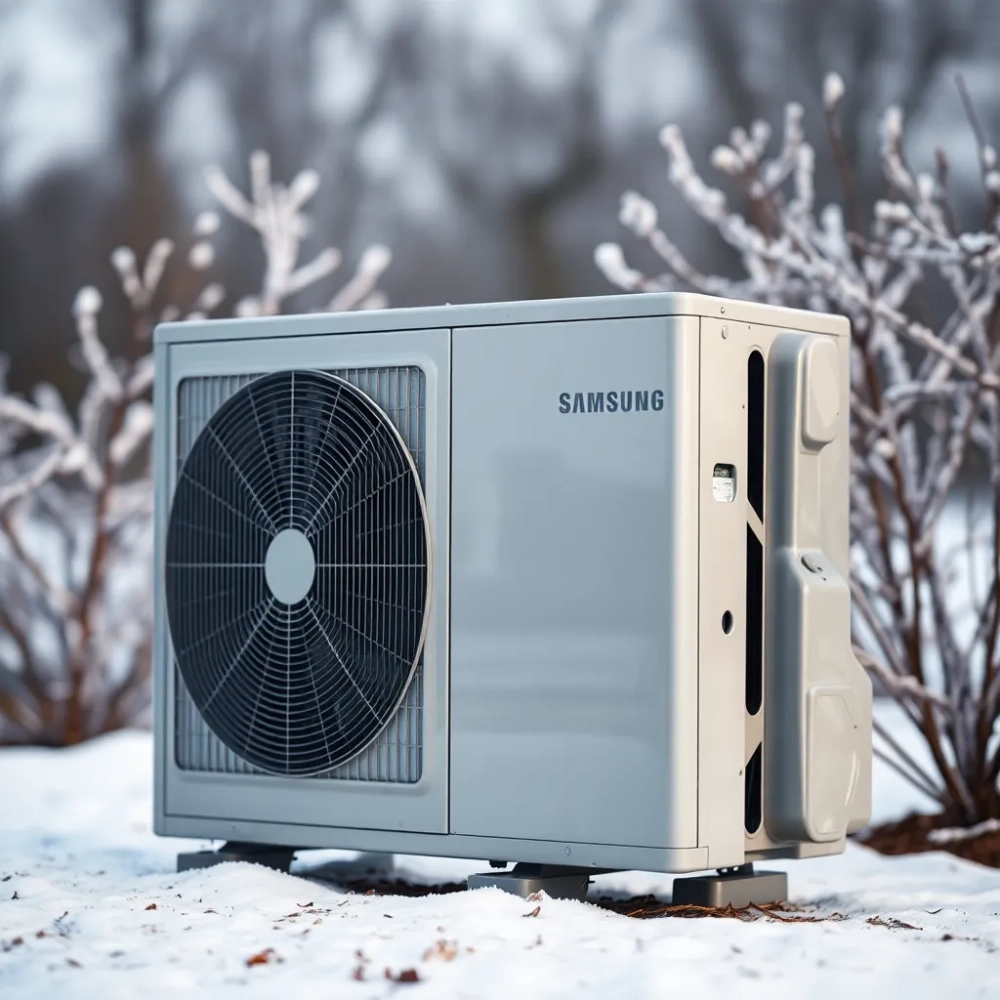 Krzywą grzewczą pompa ciepła Samsung