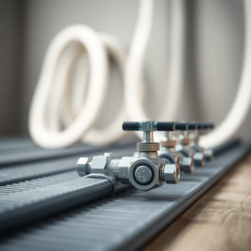 Listwa ogrzewania podłogowego regulacja