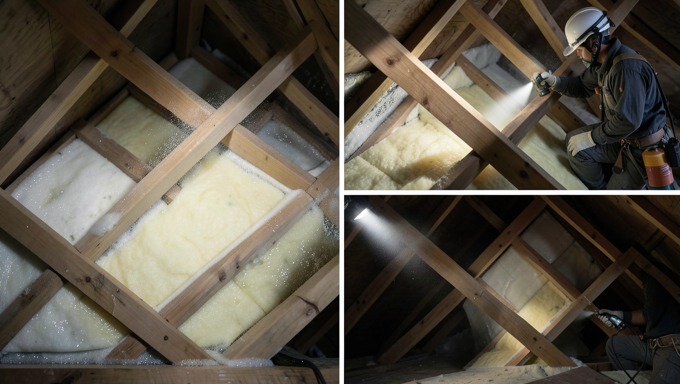 Najczęstsze błędy przy izolacji dachu pianką PUR