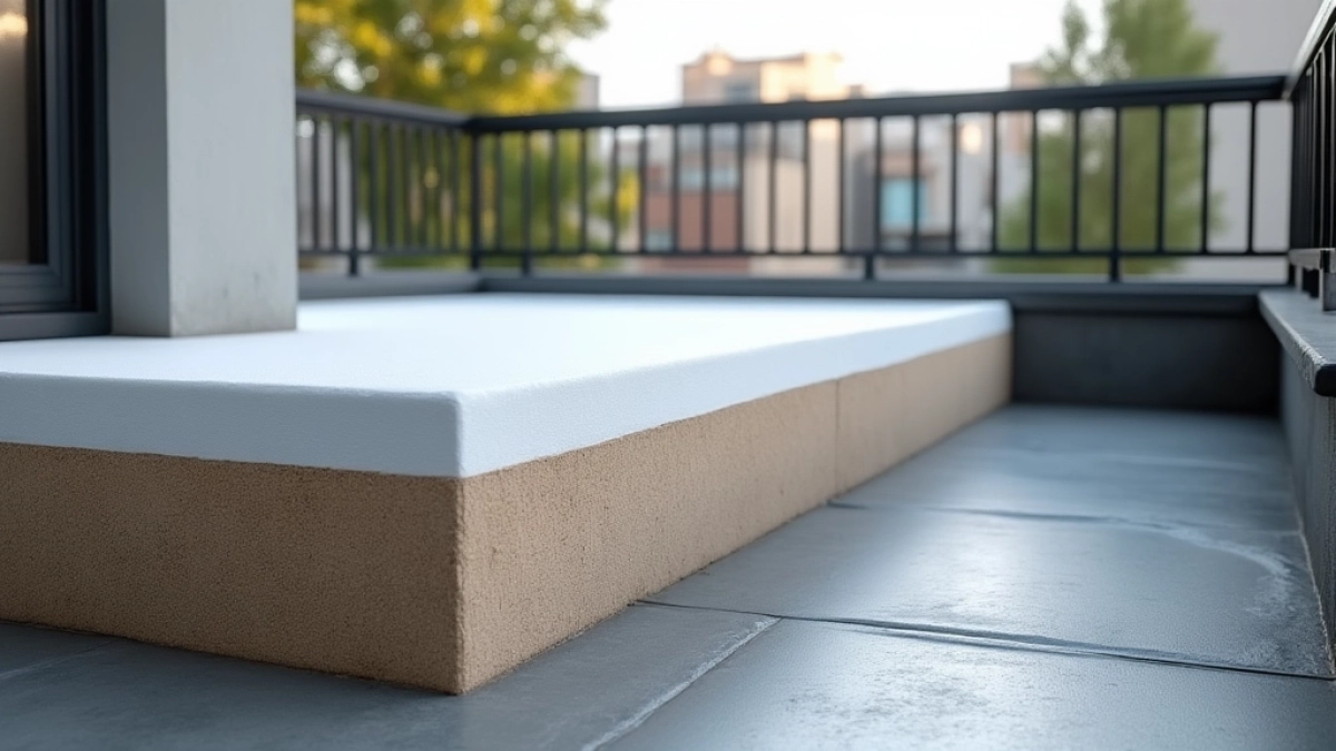 Ocieplenie balkonu od góry