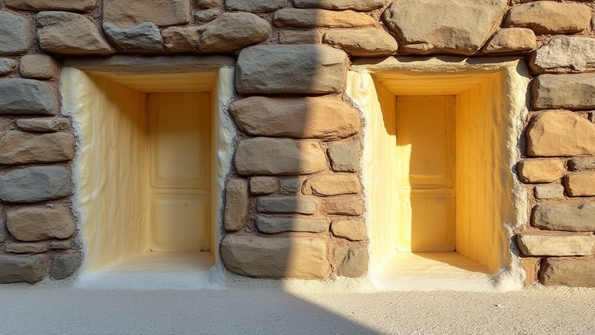 Ocieplenie fundamentów z kamienia