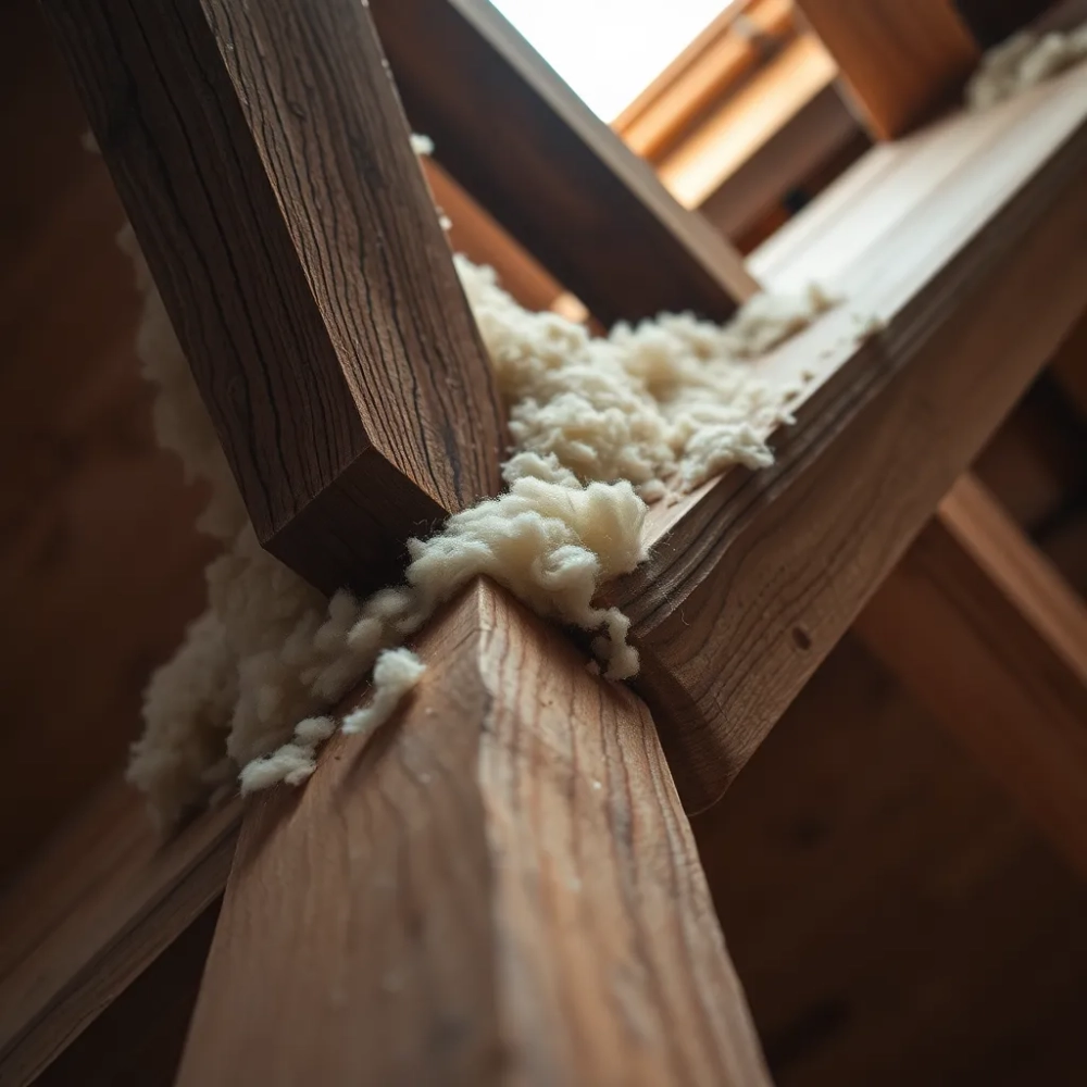 Ocieplenie murłaty wełną