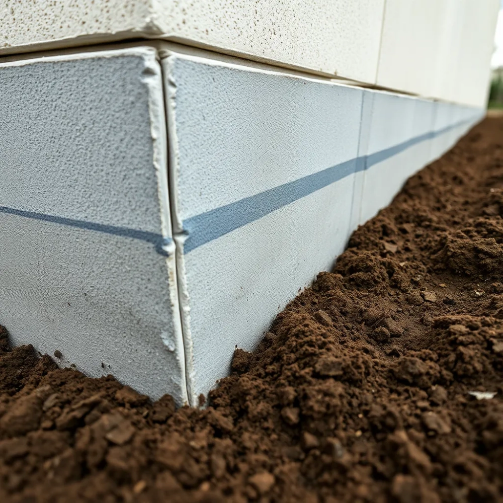 Ocieplenie płyty fundamentowej z boku