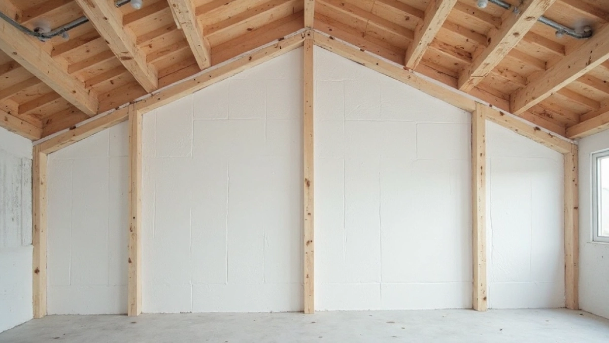 Ocieplenie ściany szczytowej od wewnątrz styropianem