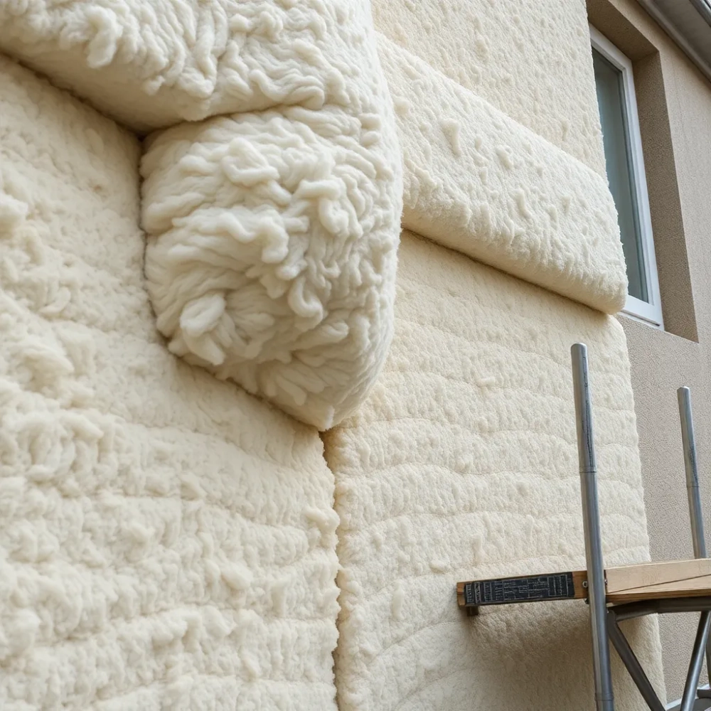 Ocieplenie wełną elewacji