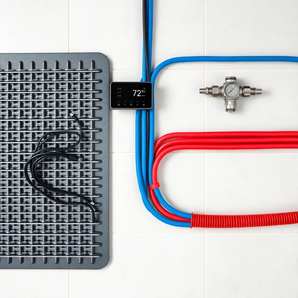 ogrzewanie podłogowe elektryczne czy wodne