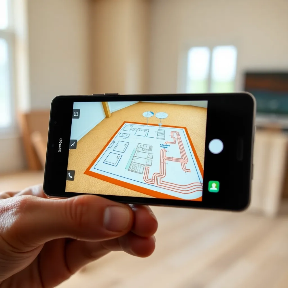 Program do projektowania ogrzewania podłogowego Android