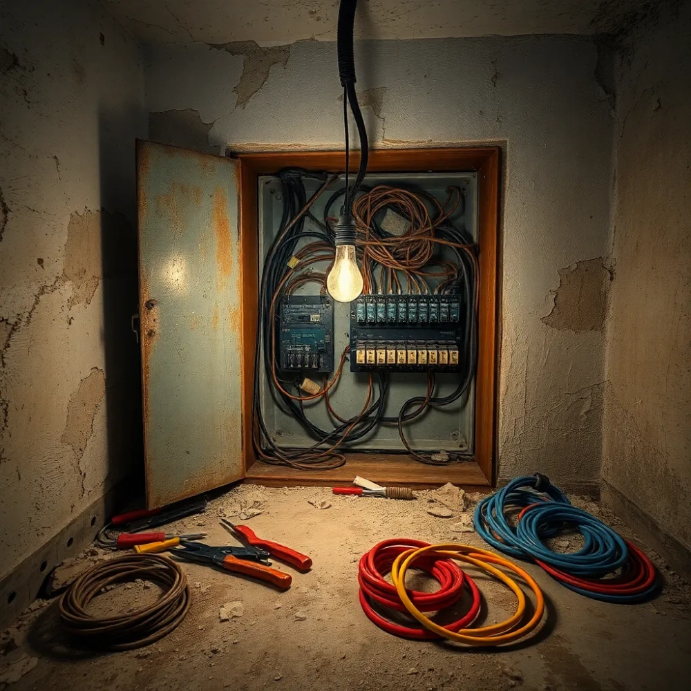 Remont instalacji elektrycznej w bloku
