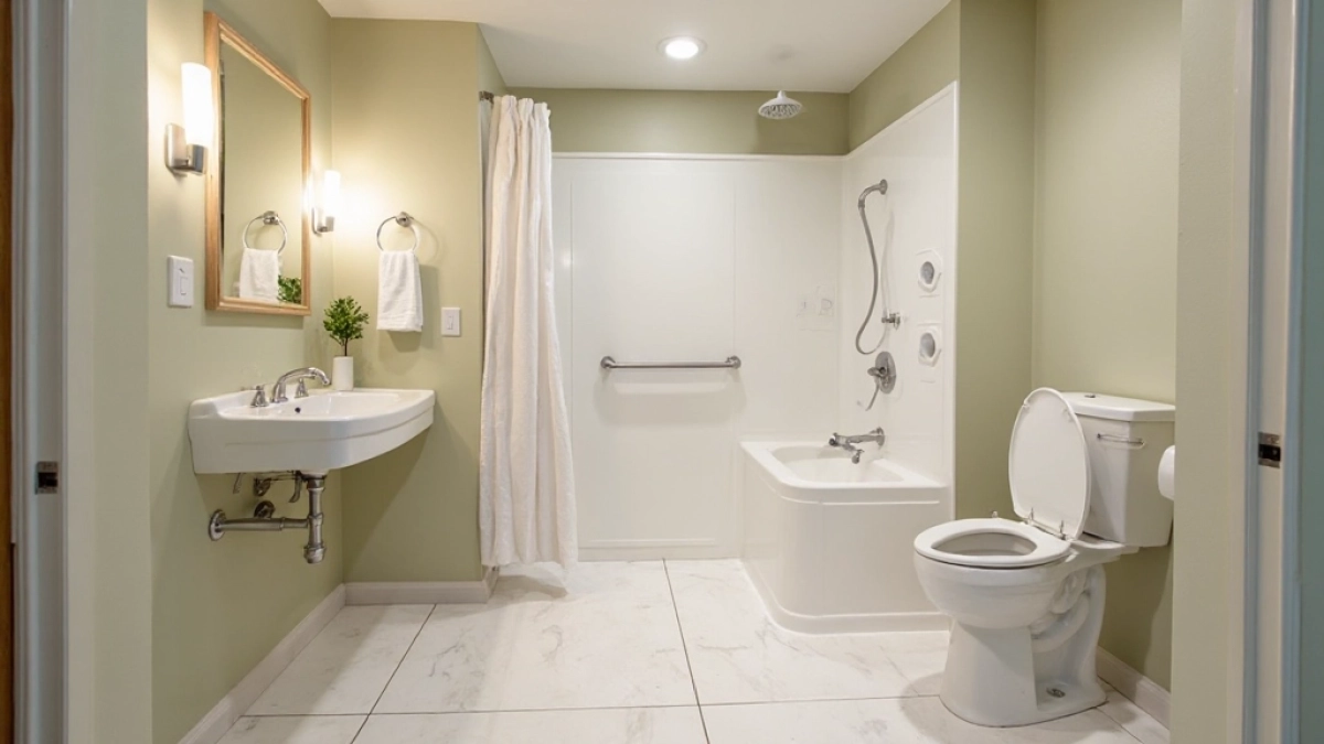 remont łazienki z pfron