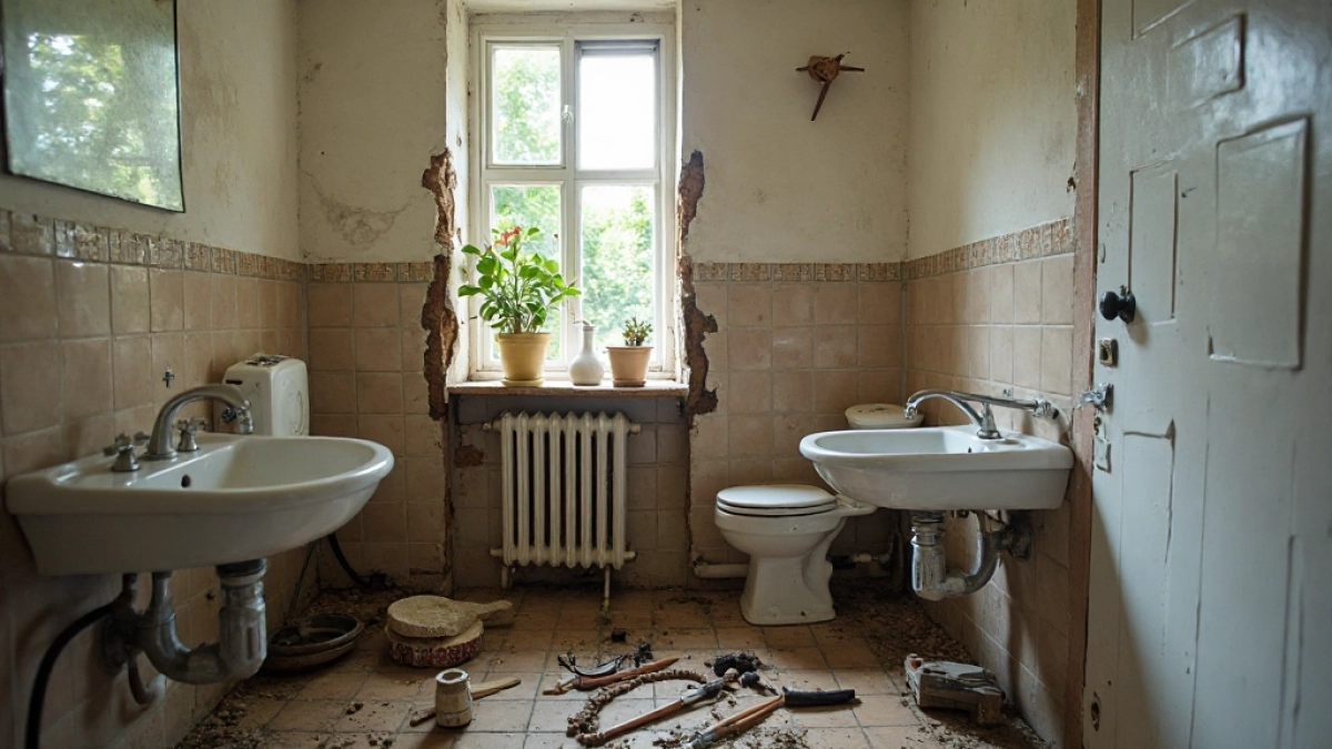 remont wc w bloku