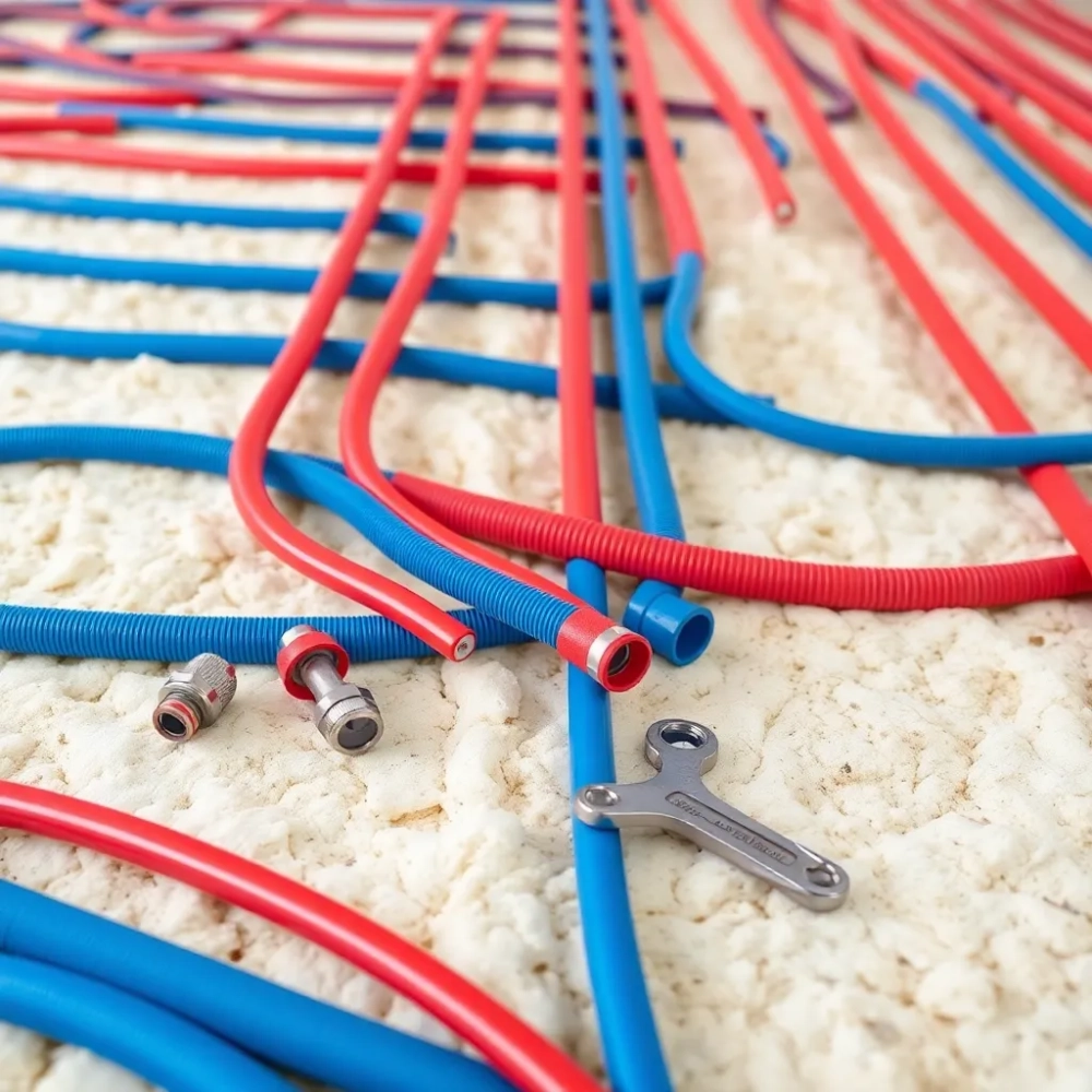 Rura PEX do ogrzewania podłogowego