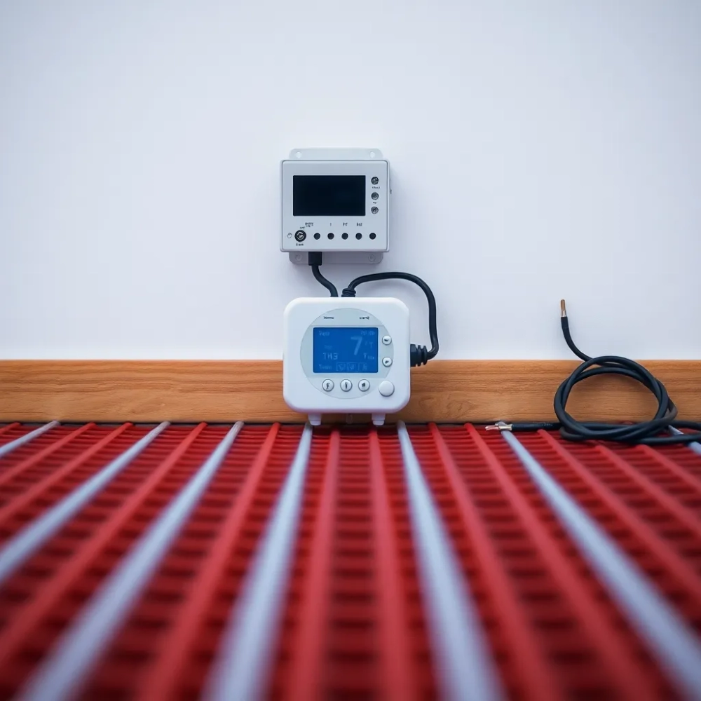 Schemat podłączenia ogrzewania podłogowego elektrycznego