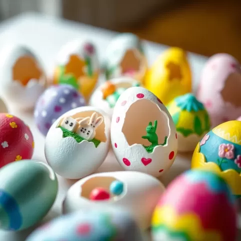 Co można zrobić z jajka styropianowego