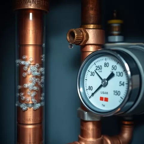 Dlaczego spada ciśnienie wody w pompie ciepła