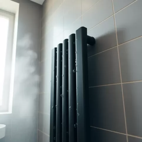 Grzejnik elektryczny w strefie mokrej