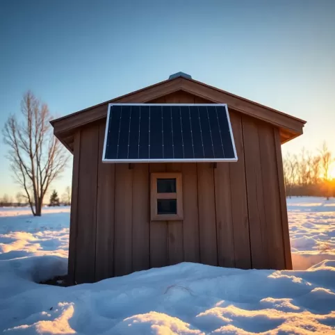 Grzejnik solarny do kurnika