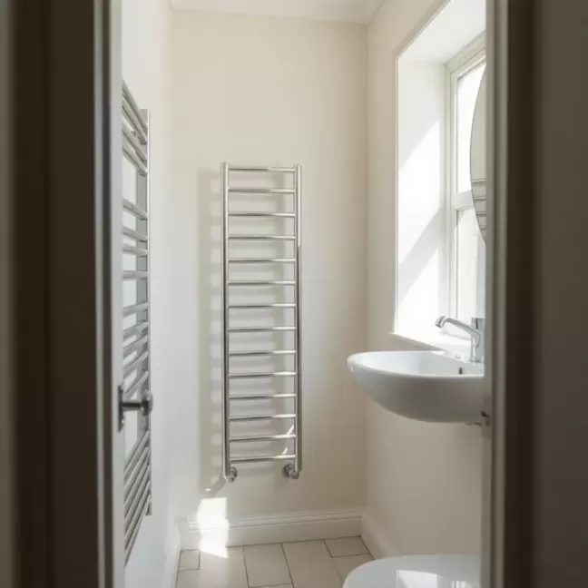 Grzejnik w małej łazience