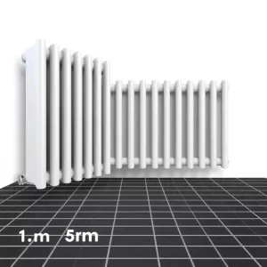 Ile żeberek grzejnika aluminiowego na 1m2