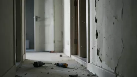 Informacja o remoncie mieszkania w bloku