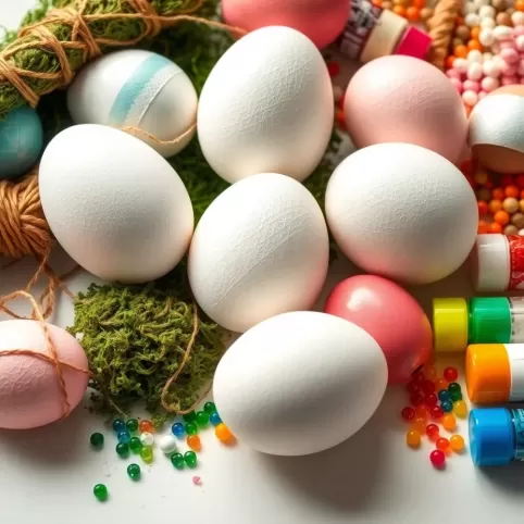 Jajka styropianowe czym ozdobić