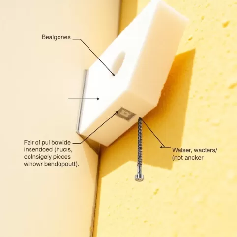 Jak przymocować belkę do elewacji przez styropian