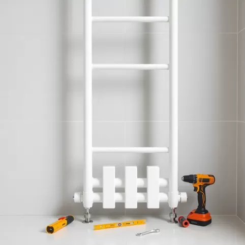 Jak zamontować grzejnik łazienkowy drabinka