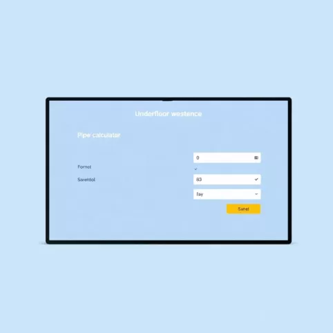 Kalkulator rur ogrzewania podłogowego