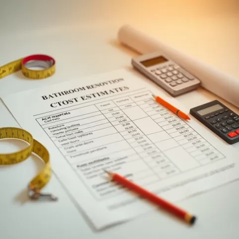Kosztorys remontu łazienki dla PFRON