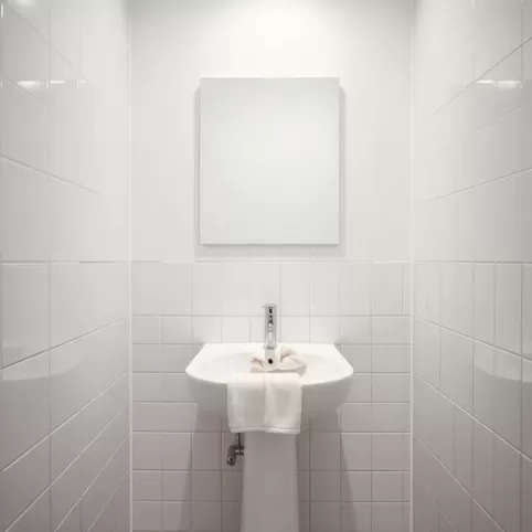 Łazienka w bloku bez grzejnika