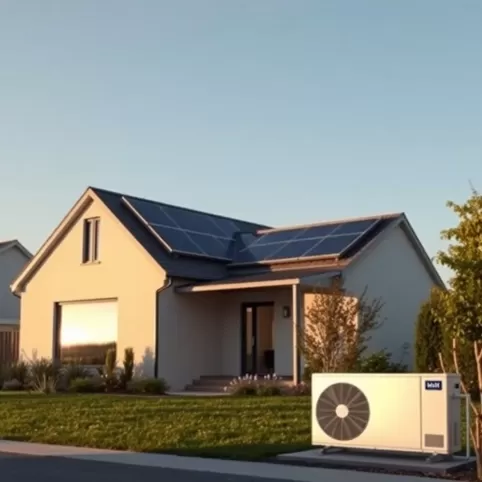 Miesięczne zużycie prądu w domu jednorodzinnym z pompa ciepła