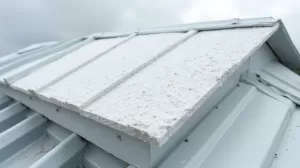 Ocieplenie dachu z blachy trapezowej styropianem