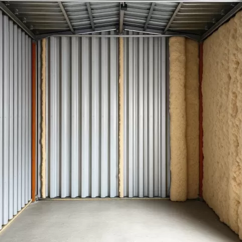 Ocieplenie garażu blaszanego wełną mineralną