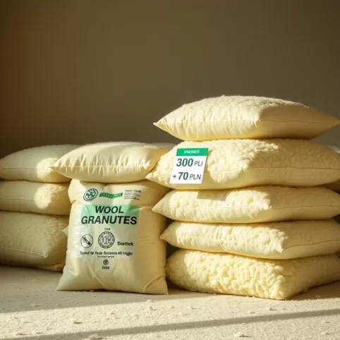 Ocieplenie Granulatem Z Wełny Cena
