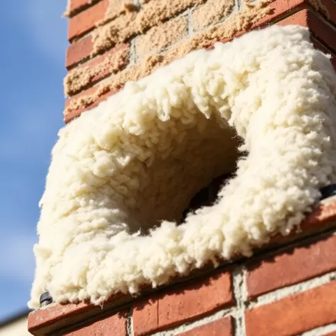 Ocieplenie Komina Wełną