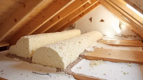 Ocieplenie poddasza wełną schemat
