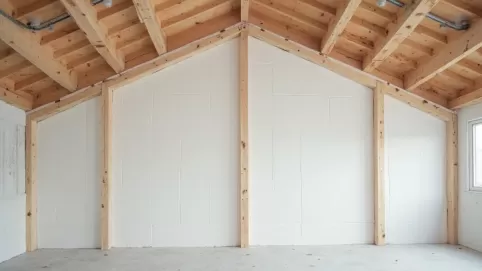 Ocieplenie ściany szczytowej od wewnątrz styropianem