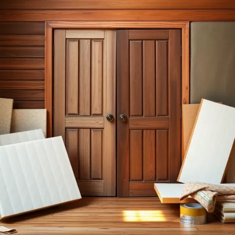 Ocieplenie Starych Drzwi Drewnianych