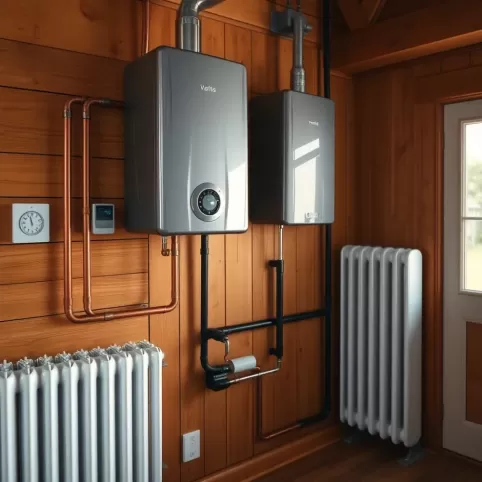 Ogrzewanie gazowe w domu drewnianym