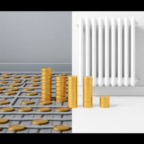 Ogrzewanie podłogowe a grzejniki koszty